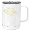 15 oz. White Vacuum Insulated Mug w/Slider Lid Thumbnail