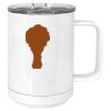 15 oz. White Vacuum Insulated Mug w/Slider Lid Thumbnail