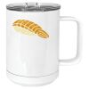 15 oz. White Vacuum Insulated Mug w/Slider Lid Thumbnail