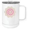 15 oz. White Vacuum Insulated Mug w/Slider Lid Thumbnail