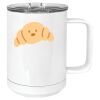15 oz. White Vacuum Insulated Mug w/Slider Lid Thumbnail