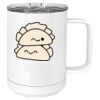 15 oz. White Vacuum Insulated Mug w/Slider Lid Thumbnail
