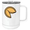 15 oz. White Vacuum Insulated Mug w/Slider Lid Thumbnail