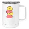 15 oz. White Vacuum Insulated Mug w/Slider Lid Thumbnail