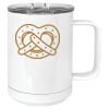 15 oz. White Vacuum Insulated Mug w/Slider Lid Thumbnail