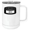 15 oz. White Vacuum Insulated Mug w/Slider Lid Thumbnail