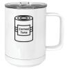 15 oz. White Vacuum Insulated Mug w/Slider Lid Thumbnail