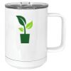 15 oz. White Vacuum Insulated Mug w/Slider Lid Thumbnail