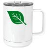 15 oz. White Vacuum Insulated Mug w/Slider Lid Thumbnail