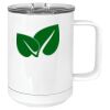 15 oz. White Vacuum Insulated Mug w/Slider Lid Thumbnail