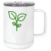 15 oz. White Vacuum Insulated Mug w/Slider Lid Thumbnail
