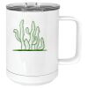 15 oz. White Vacuum Insulated Mug w/Slider Lid Thumbnail