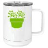 15 oz. White Vacuum Insulated Mug w/Slider Lid Thumbnail