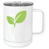 15 oz. White Vacuum Insulated Mug w/Slider Lid Thumbnail