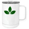 15 oz. White Vacuum Insulated Mug w/Slider Lid Thumbnail