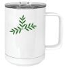 15 oz. White Vacuum Insulated Mug w/Slider Lid Thumbnail