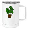 15 oz. White Vacuum Insulated Mug w/Slider Lid Thumbnail
