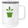 15 oz. White Vacuum Insulated Mug w/Slider Lid Thumbnail
