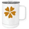 15 oz. White Vacuum Insulated Mug w/Slider Lid Thumbnail