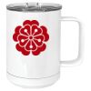 15 oz. White Vacuum Insulated Mug w/Slider Lid Thumbnail