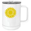 15 oz. White Vacuum Insulated Mug w/Slider Lid Thumbnail
