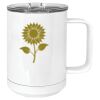 15 oz. White Vacuum Insulated Mug w/Slider Lid Thumbnail