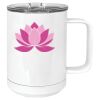 15 oz. White Vacuum Insulated Mug w/Slider Lid Thumbnail