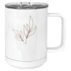 15 oz. White Vacuum Insulated Mug w/Slider Lid Thumbnail