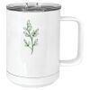 15 oz. White Vacuum Insulated Mug w/Slider Lid Thumbnail