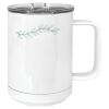 15 oz. White Vacuum Insulated Mug w/Slider Lid Thumbnail