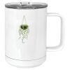 15 oz. White Vacuum Insulated Mug w/Slider Lid Thumbnail
