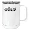15 oz. White Vacuum Insulated Mug w/Slider Lid Thumbnail