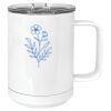 15 oz. White Vacuum Insulated Mug w/Slider Lid Thumbnail