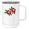 15 oz. White Vacuum Insulated Mug w/Slider Lid Thumbnail