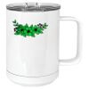 15 oz. White Vacuum Insulated Mug w/Slider Lid Thumbnail