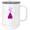 15 oz. White Vacuum Insulated Mug w/Slider Lid Thumbnail