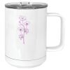 15 oz. White Vacuum Insulated Mug w/Slider Lid Thumbnail