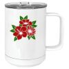 15 oz. White Vacuum Insulated Mug w/Slider Lid Thumbnail