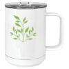 15 oz. White Vacuum Insulated Mug w/Slider Lid Thumbnail