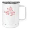 15 oz. White Vacuum Insulated Mug w/Slider Lid Thumbnail