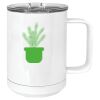 15 oz. White Vacuum Insulated Mug w/Slider Lid Thumbnail