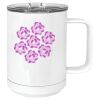 15 oz. White Vacuum Insulated Mug w/Slider Lid Thumbnail