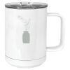 15 oz. White Vacuum Insulated Mug w/Slider Lid Thumbnail