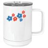 15 oz. White Vacuum Insulated Mug w/Slider Lid Thumbnail