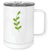 15 oz. White Vacuum Insulated Mug w/Slider Lid Thumbnail