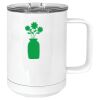 15 oz. White Vacuum Insulated Mug w/Slider Lid Thumbnail