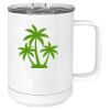 15 oz. White Vacuum Insulated Mug w/Slider Lid Thumbnail