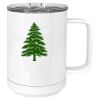15 oz. White Vacuum Insulated Mug w/Slider Lid Thumbnail