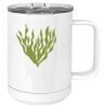 15 oz. White Vacuum Insulated Mug w/Slider Lid Thumbnail