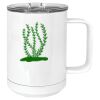 15 oz. White Vacuum Insulated Mug w/Slider Lid Thumbnail
